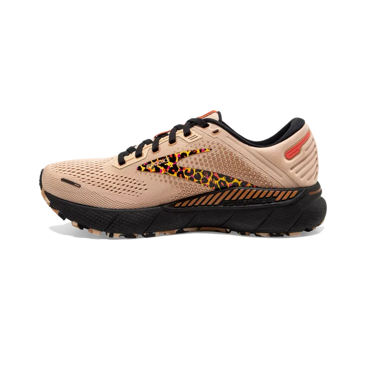 Brooks Womens Adrenaline GTS 22 - Ginger/Black/Citrus - Stability