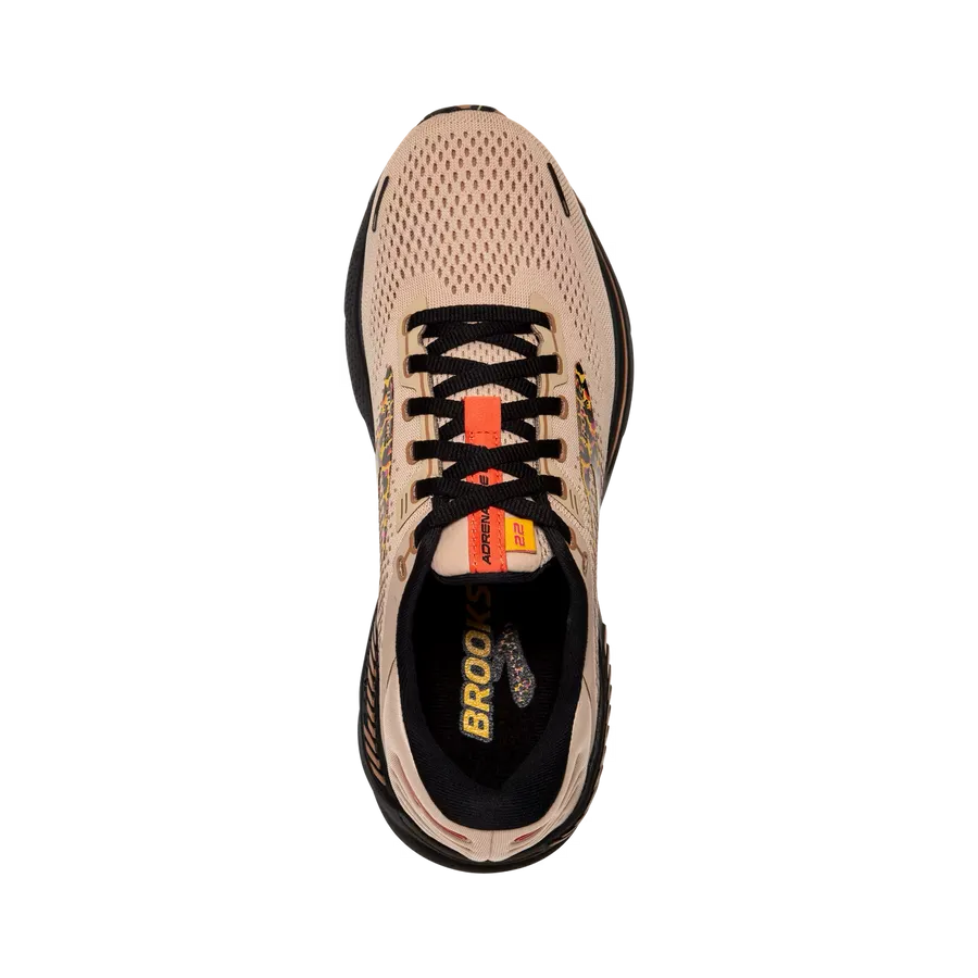 Brooks Womens Adrenaline GTS 22 - Ginger/Black/Citrus - Stability