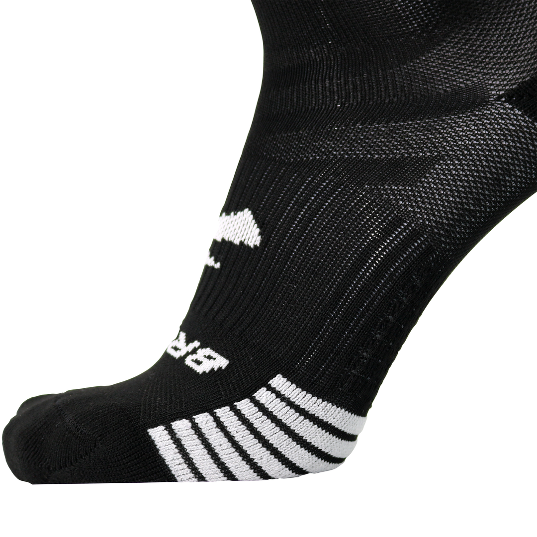 Brooks Unisex Ghost Lite Crew Run Sock (2 Pack) - Black