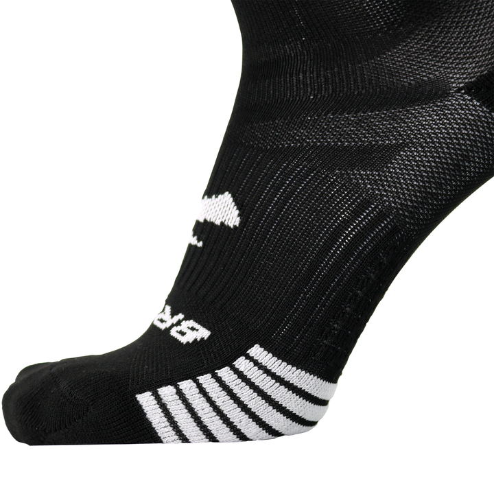 Brooks Unisex Ghost Lite Crew Run Sock (2 Pack) - Black