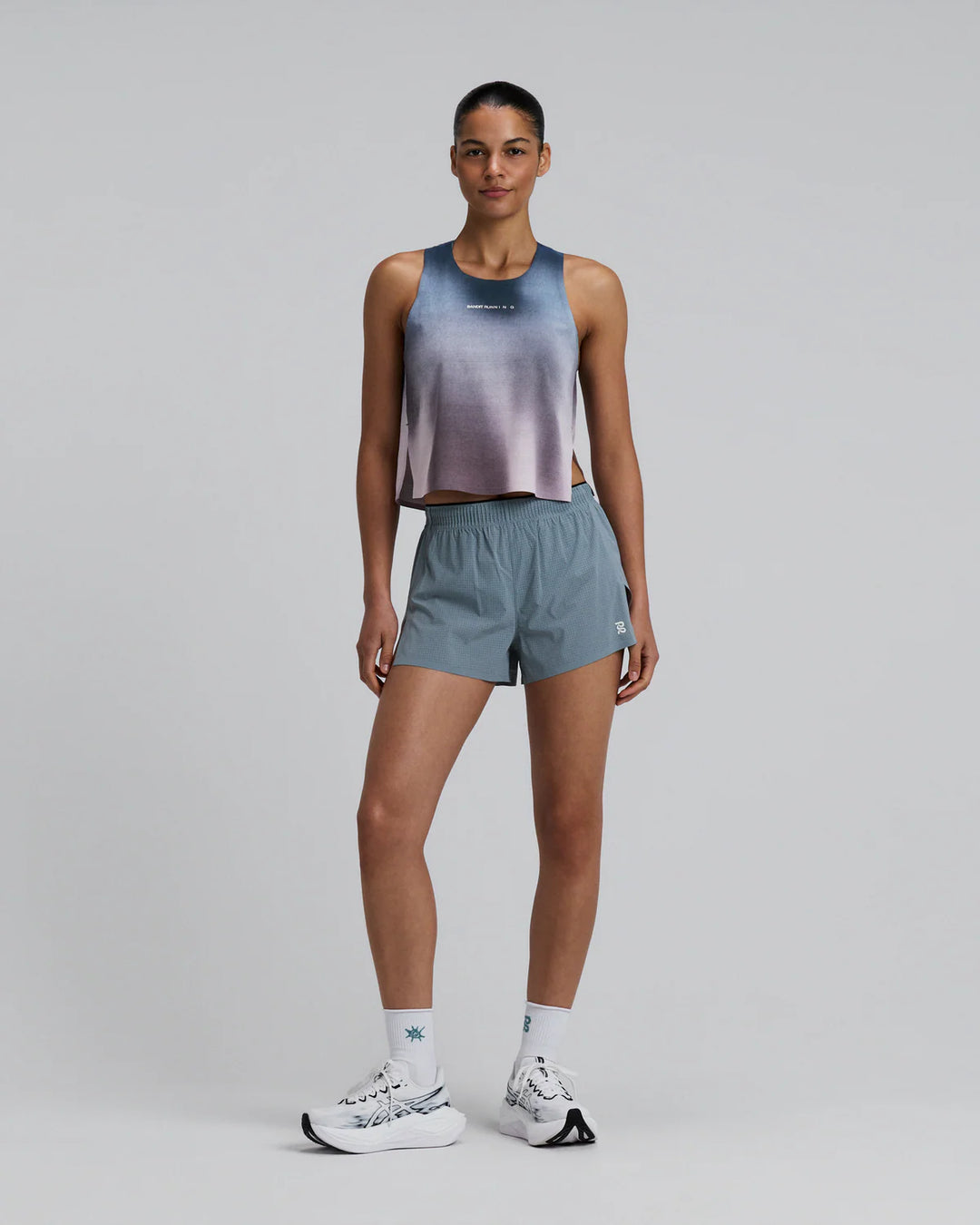 Bandit Womens Tank Singlet - Aegean Blue Wave Print - SS26