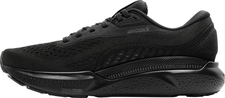 Brooks Womens Adrenaline GTS 24 - Wide - Black/Black/Ebony - Stability - SS25