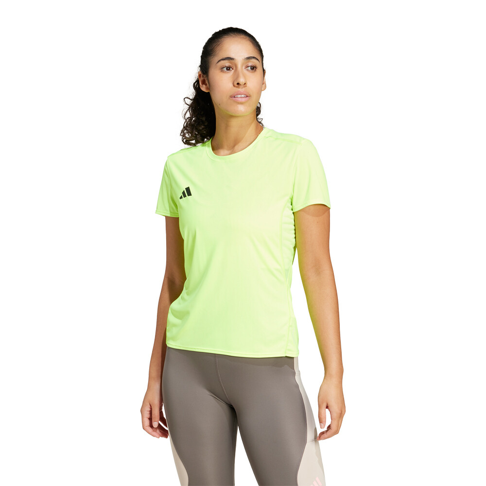 Adidas Womens Adizero Essentials Tee - Lucid Lemon