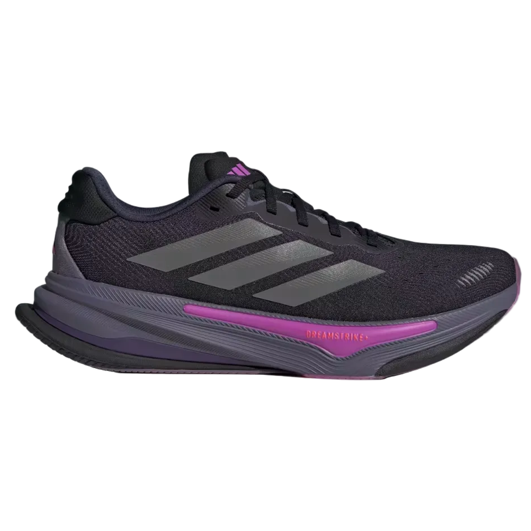 Adidas Mens Supernova Prima 2 - Core Black/Iron Metallic/Purple Burst - Neutral - AW25