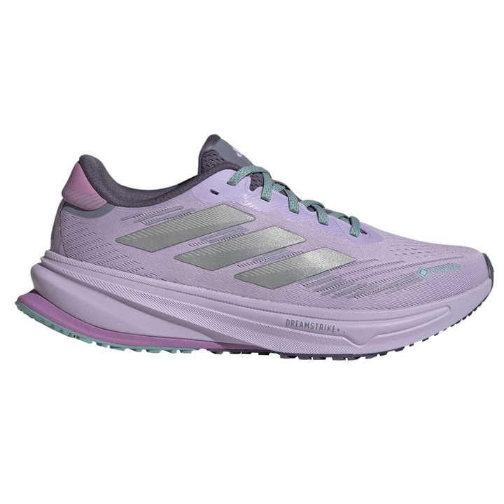 Adidas Womens Supernova Rise GTX - Powder Plum/Silver Metallic/Mint Ton - Neutral - AW25