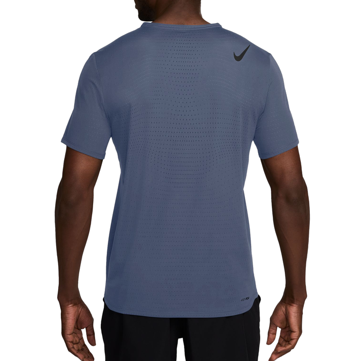 Nike Mens Dri-FIT ADV Short Sleeve AeroSwift Tee - Diffused Blue/Black