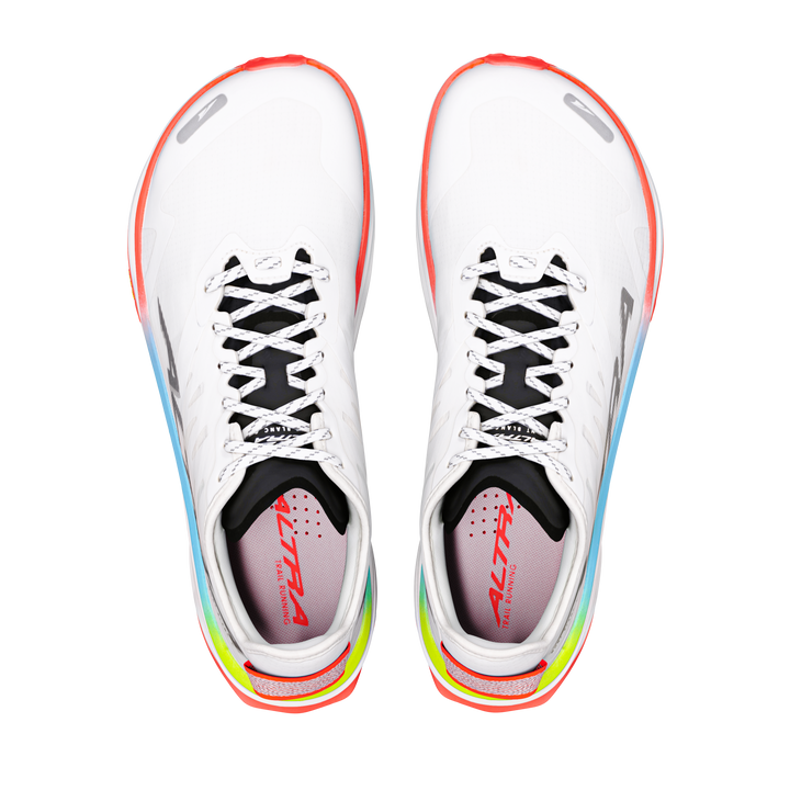 Altra Mens Mont Blanc Carbon - White/Black/Fiery Coral - Trail - AW26