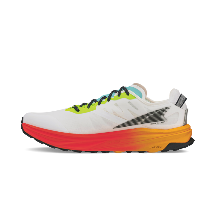 Altra Mens Mont Blanc Carbon - White/Orange - Trail - FW25
