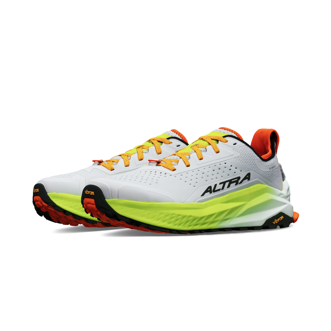 Altra Mens Olympus 6 - Gray/Lime - Trail - SS26
