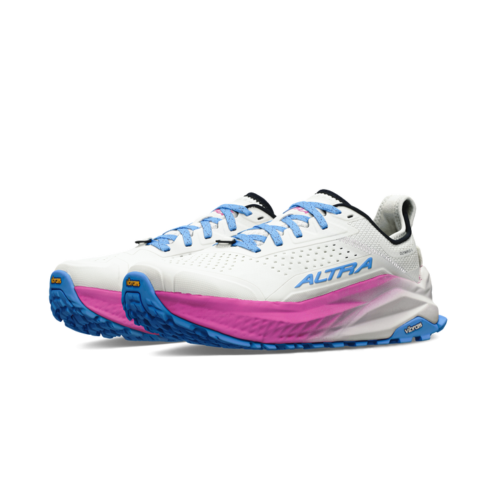 Altra Womens Olympus 6 - White/Blue - Trail - SS26