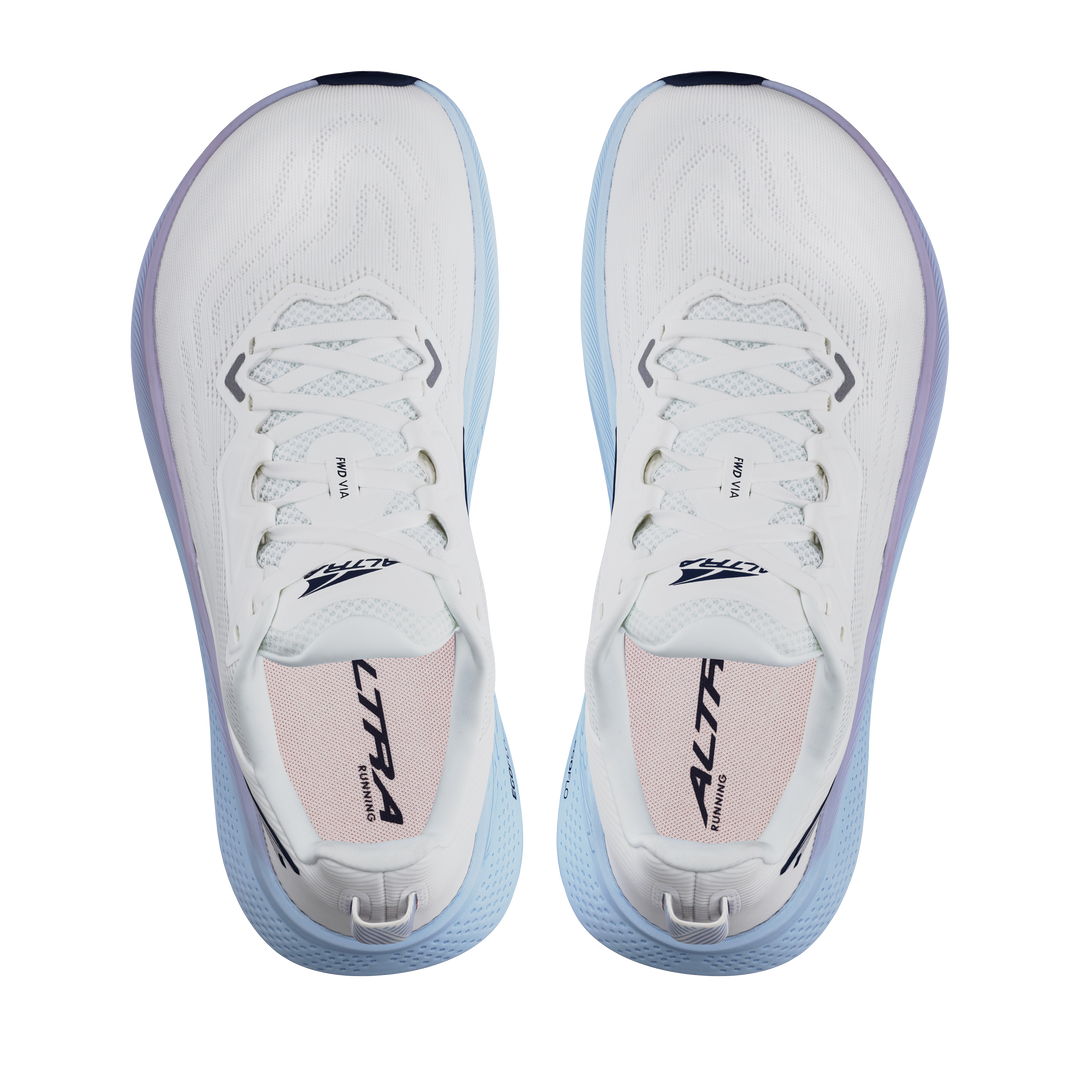 Altra Womens FWD Via - White/Light Blue - Neutral - AW25