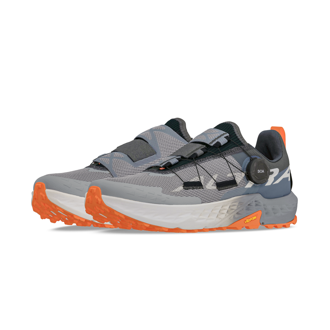 Altra Mens Timp 5 BOA - Gray/Orange - Trail - AW25