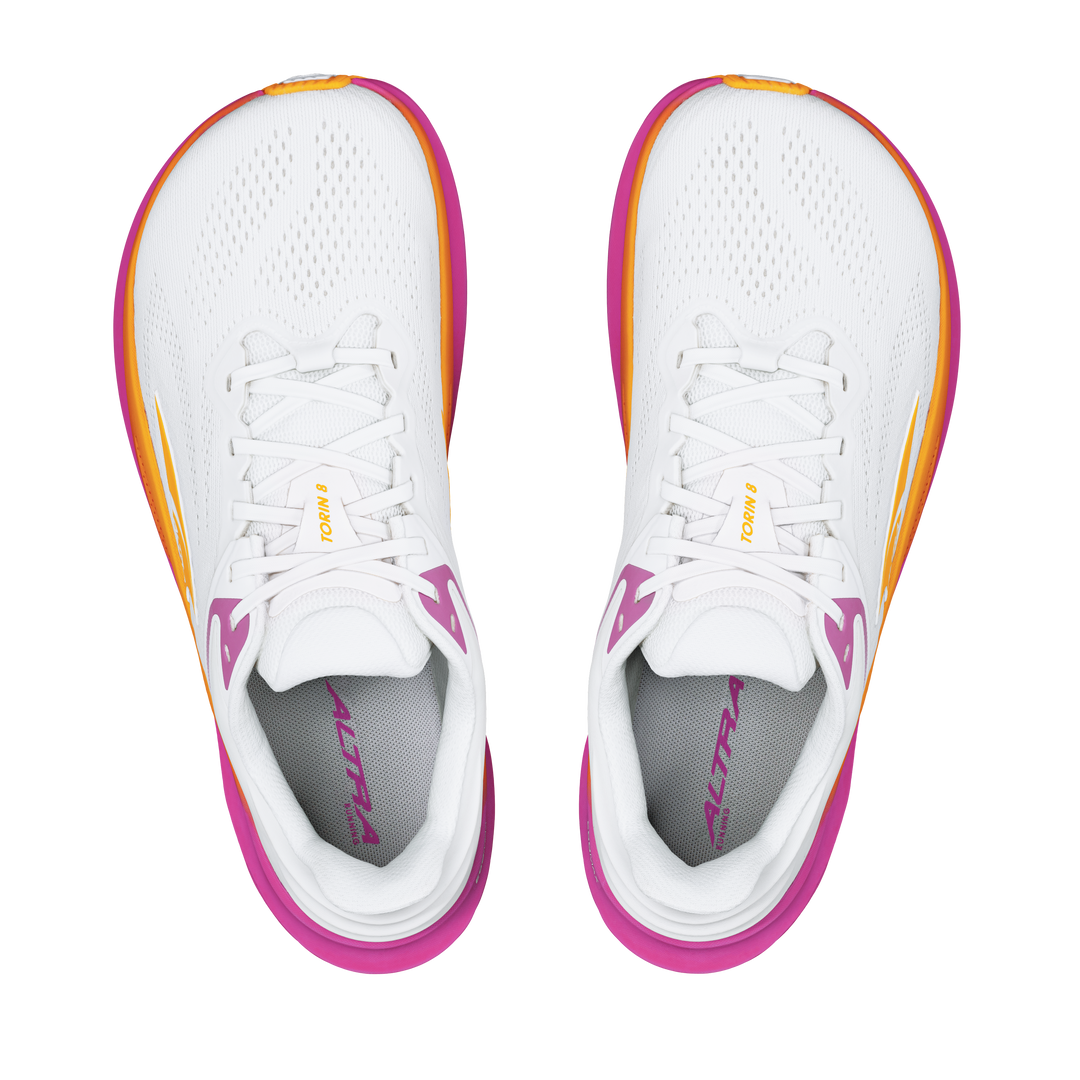 Altra Damen Torin 8 – Weiß/Orange – Neutral – SS26