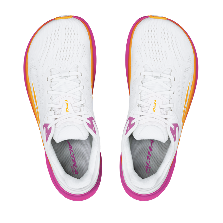 Altra Damen Torin 8 – Weiß/Orange – Neutral – SS26