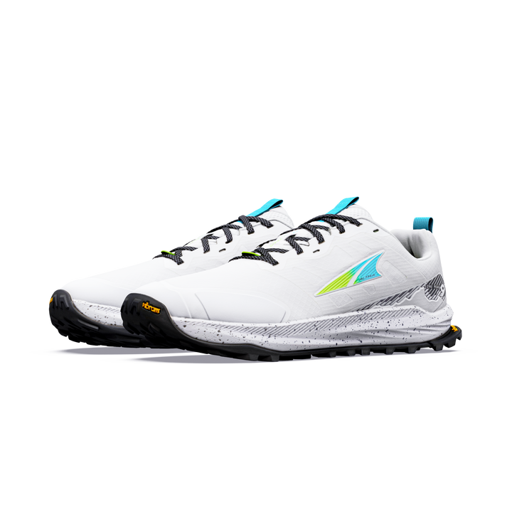 Altra Mens Lone Peak 9+ - White/Blue Fish/Sharp Green - Trail - AW26