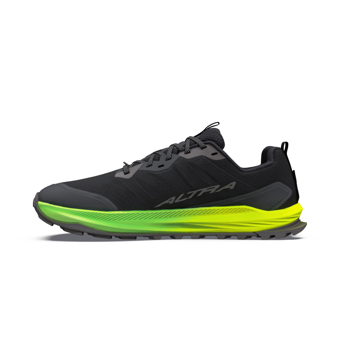 Altra Mens Lone Peak 9+ - Black/Dark Gull Grey/Green Gecko - Trail - AW26