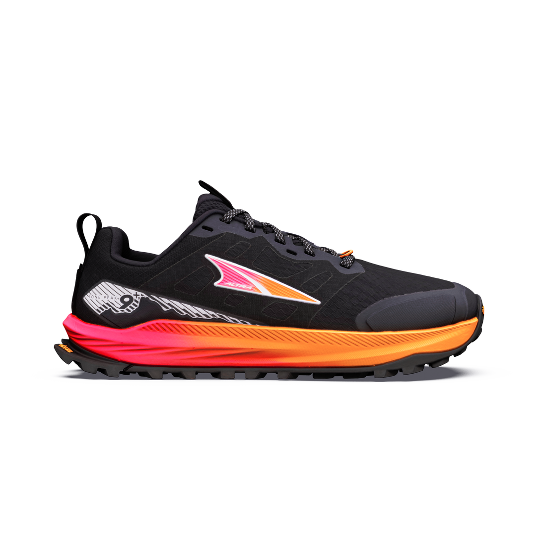 Altra Womens Lone Peak 9+ - Black/Knockout Pink/White - Trail - AW26