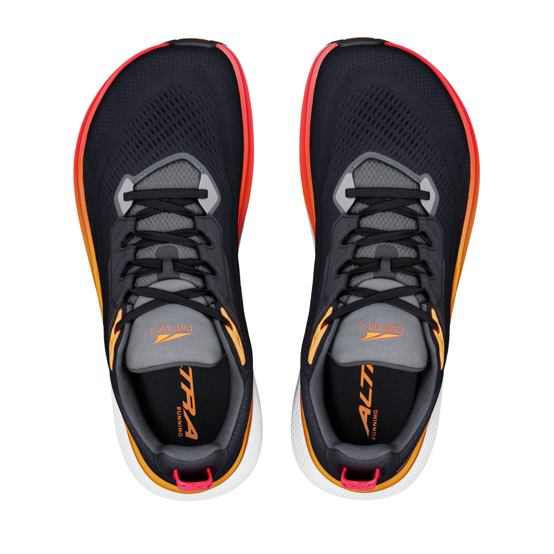 Altra Mens FWD Via 2 - Black/Orange Pop/Fiery Coral - Neutral - AW26