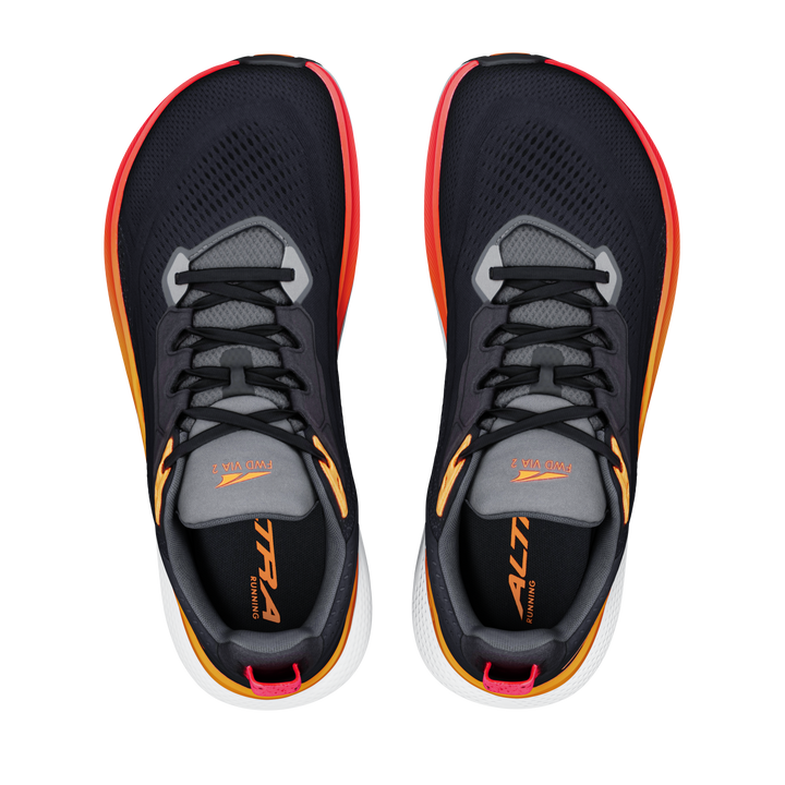 Altra Mens FWD Via 2 - Black/Orange Pop/Fiery Coral - Neutral - AW26