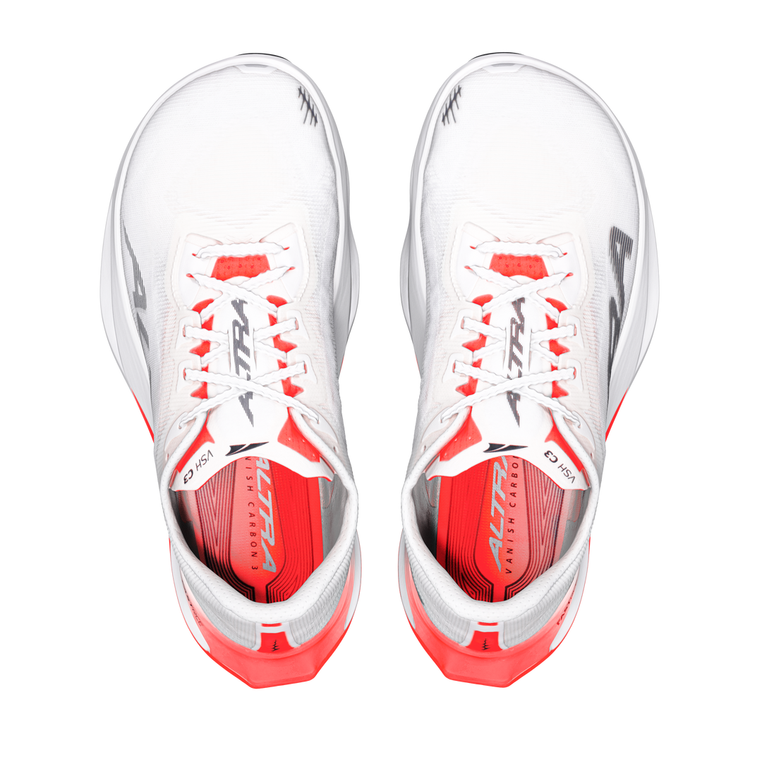 Altra Mens Vanish Carbon 3 - White/Black/Fiery Coral - AW26