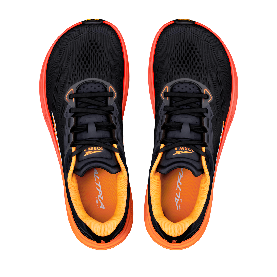 Altra Mens Torin 9 - Black/Orange Pop/Fiery Coral - Neutral - AW26