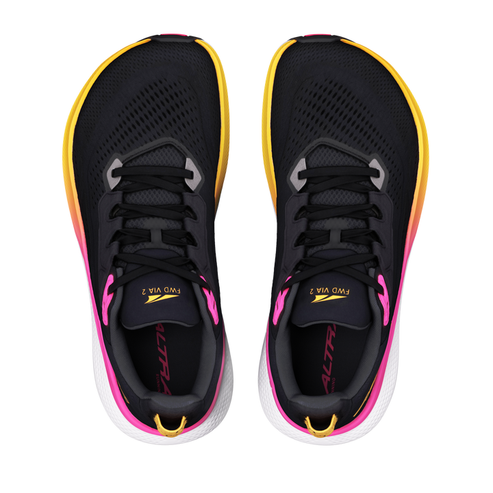 Altra Womens FWD Via 2 - Black/Silver/Knockout Pink - Neutral - AW26