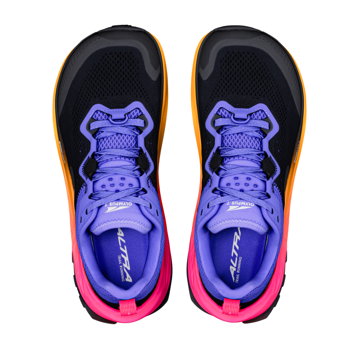 Altra Womens Olympus 7 - Black/White/Simply Purple - Trail - AW26