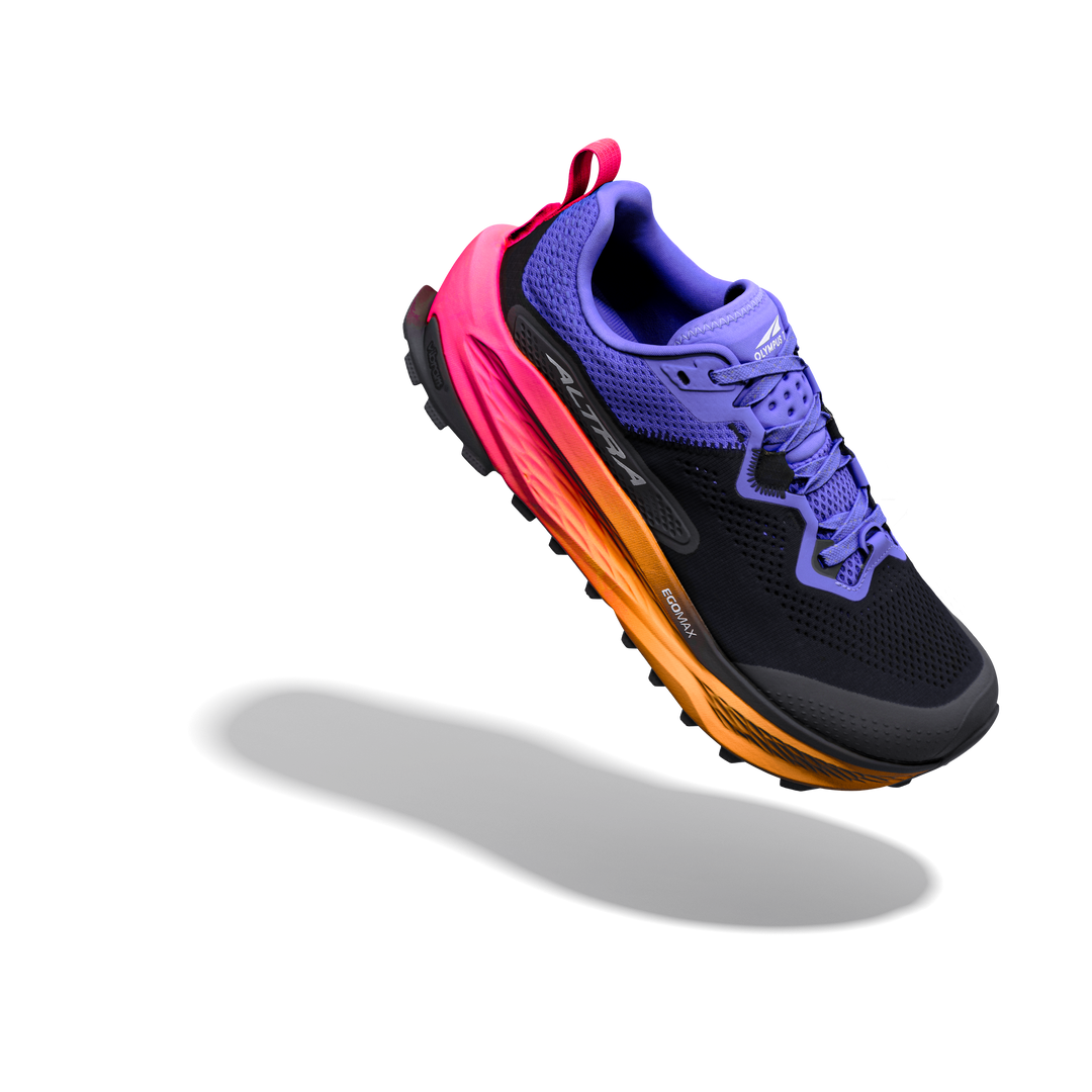 Altra Womens Olympus 7 - Black/White/Simply Purple - Trail - AW26