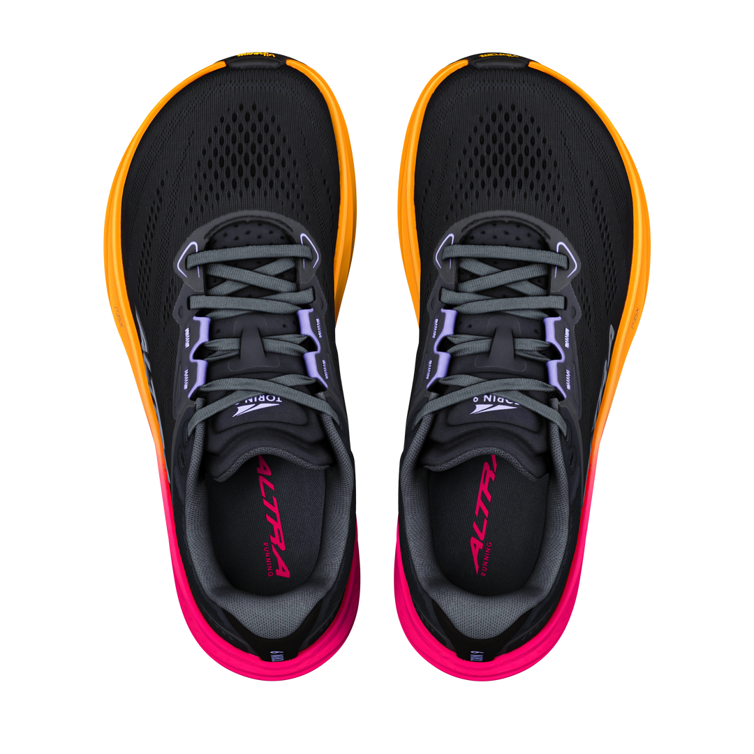 Altra Womens Torin 9 - Black/Black/Pink Glow - Neutral - AW26