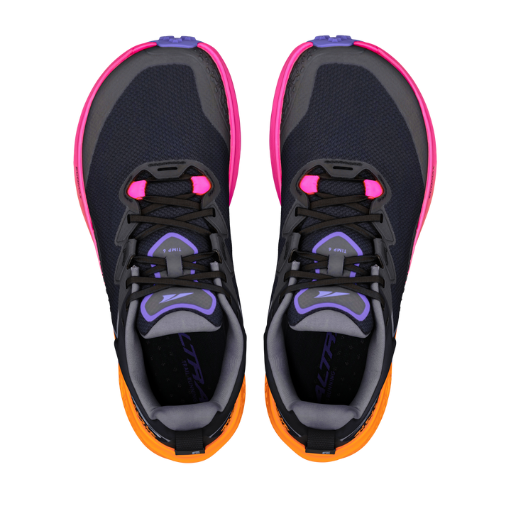 Altra Womens Timp 6 - Black/Silver/Knockout Pink - Trail - AW26