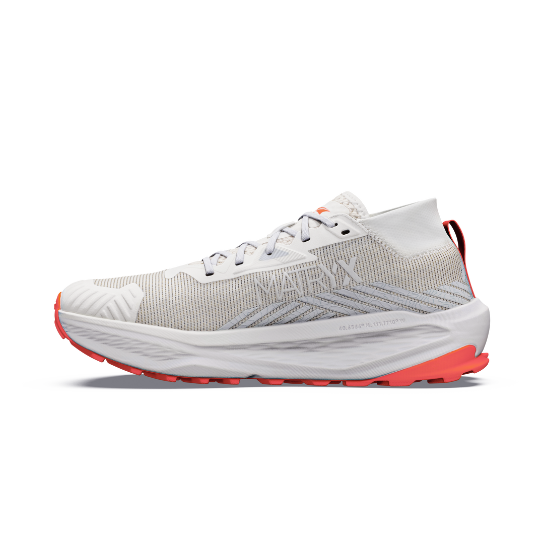 Altra Mens Olympus 275 HiLo - Vaporous Gray/Fiery Coral - Trail - AW26
