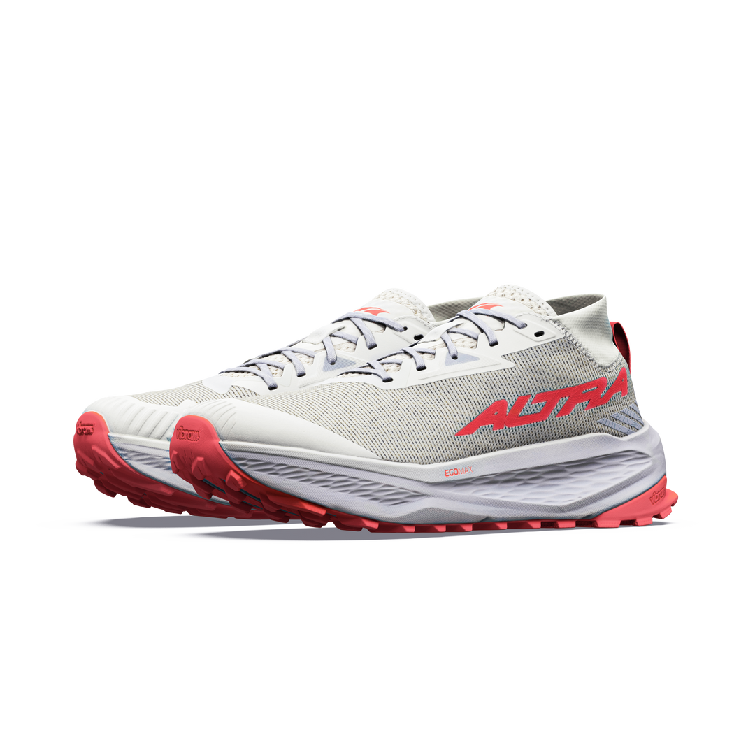 Altra Womens Olympus 275 HiLo - Vaporous Gray/Fiery Coral - Trail - AW26