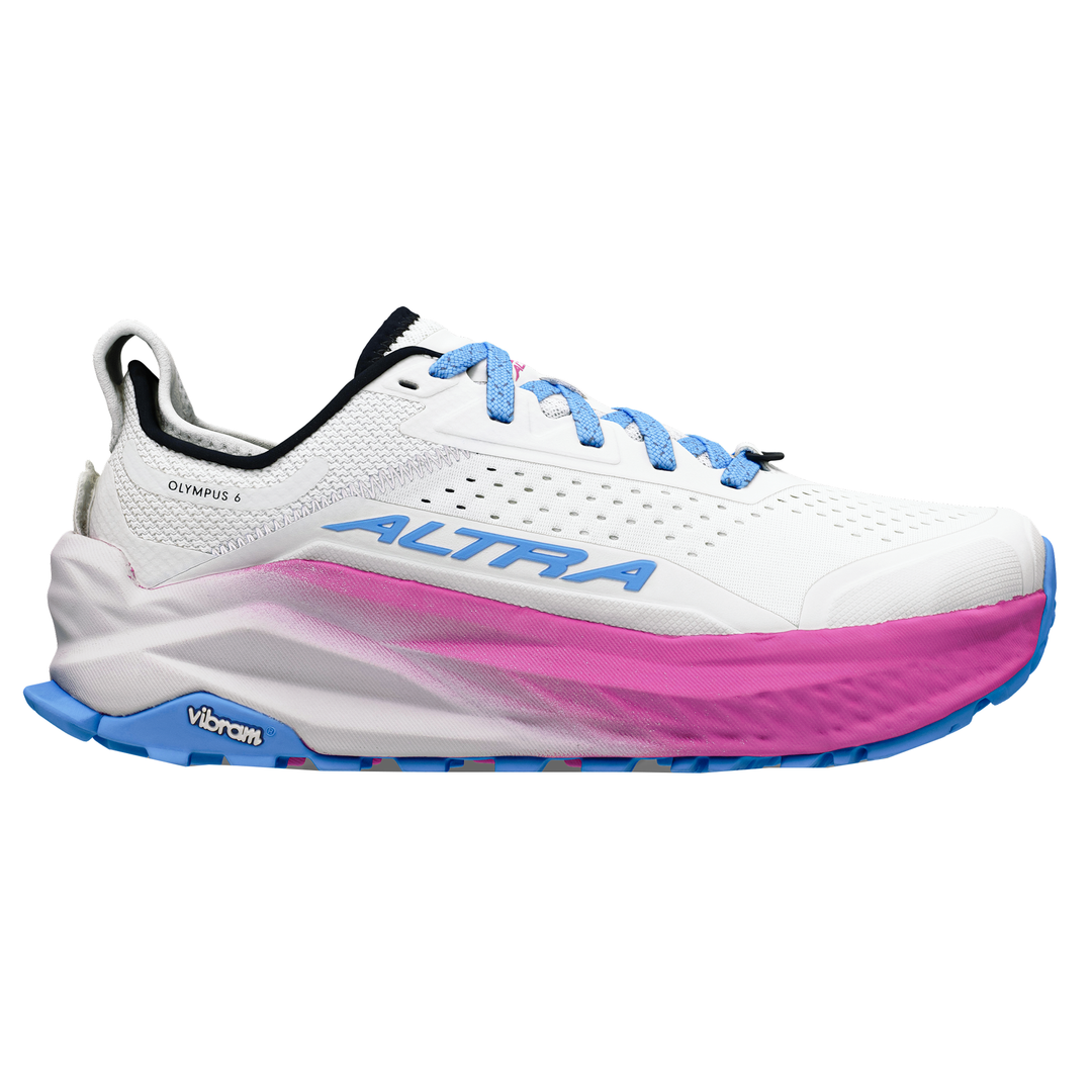 Altra Womens Olympus 6 - White/Blue - Trail - SS26
