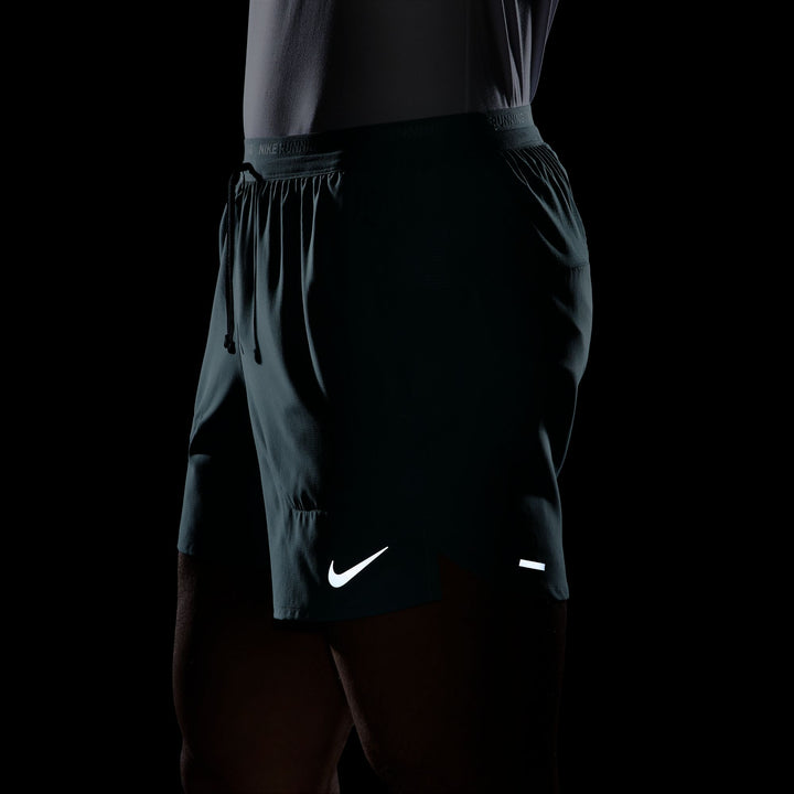 Nike Mens Dri-FIT 5" Stride Short - Cannon/Black/Reflective Silver