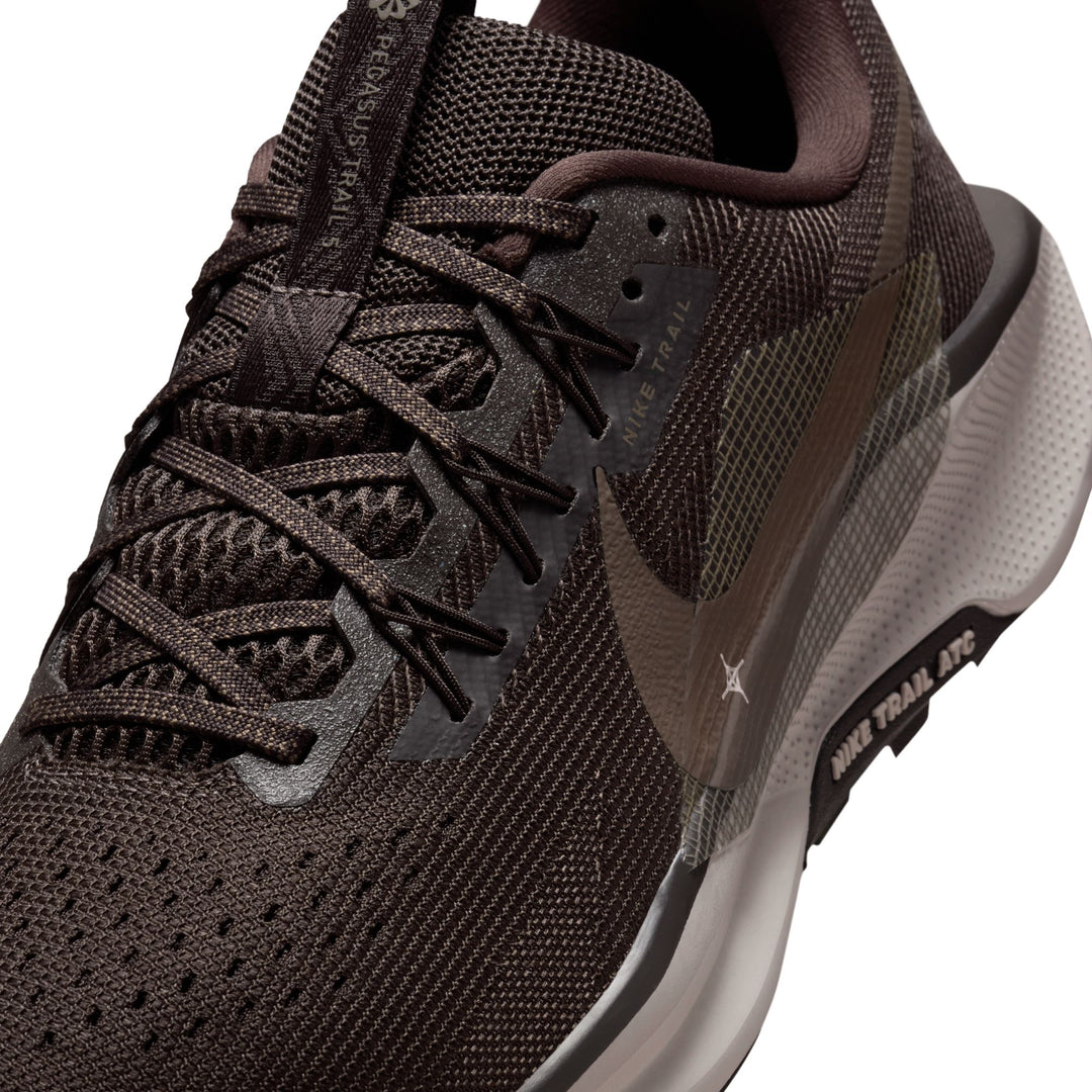 Nike Mens Pegasus Trail 5 - Velvet Brown/Ironstone/College Grey - Trail - HO25