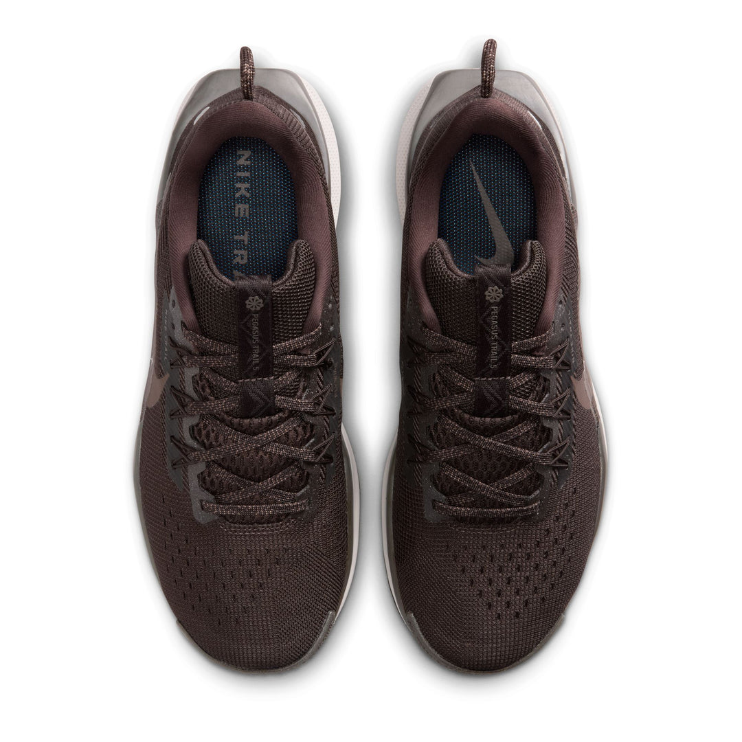 Nike Womens Pegasus Trail 5 - Velvet Brown/Ironstone/College Grey - Trail - HO25