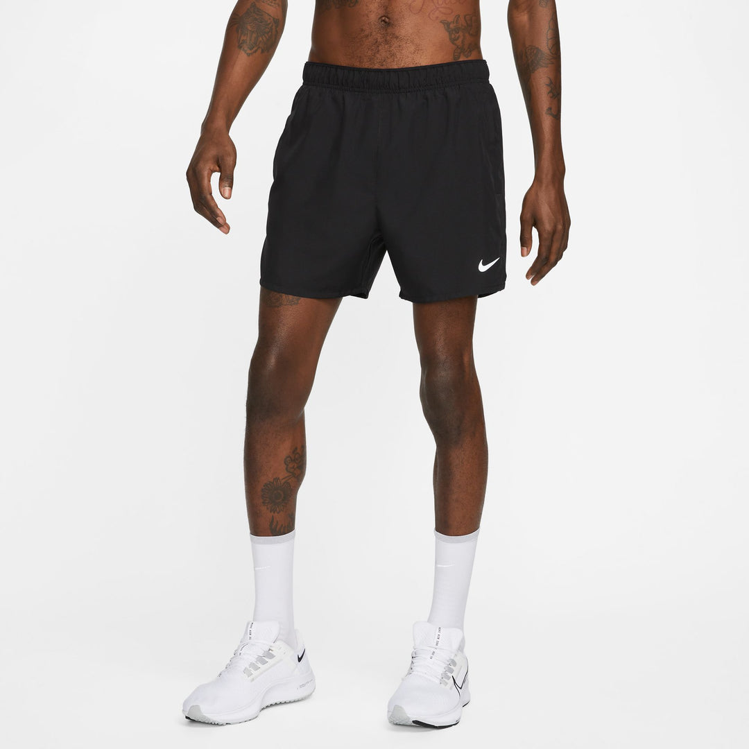 Nike Challenger Men's Dri-FIT 5" Brief-Lined Shorts - Black/Black/Black/Reflective Silver - HO25