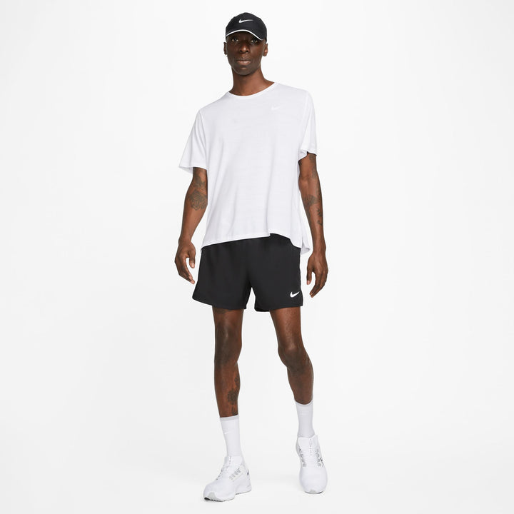 Nike Challenger Men's Dri-FIT 5" Brief-Lined Shorts - Black/Black/Black/Reflective Silver - HO25