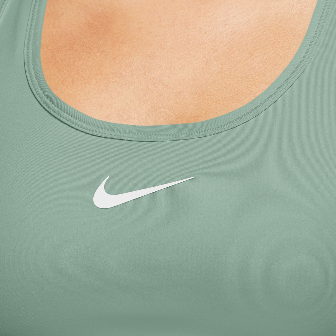 Nike Swoosh Womens Medium Support Padded Sports Bra - Steam/White - SP26