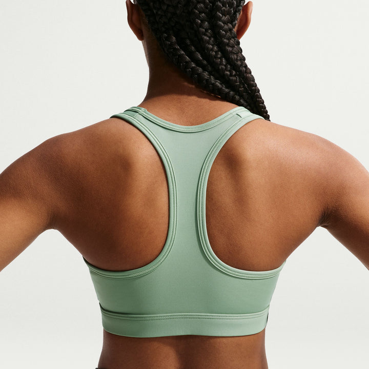 Nike Swoosh Womens Medium Support Padded Sports Bra - Steam/White - SP26