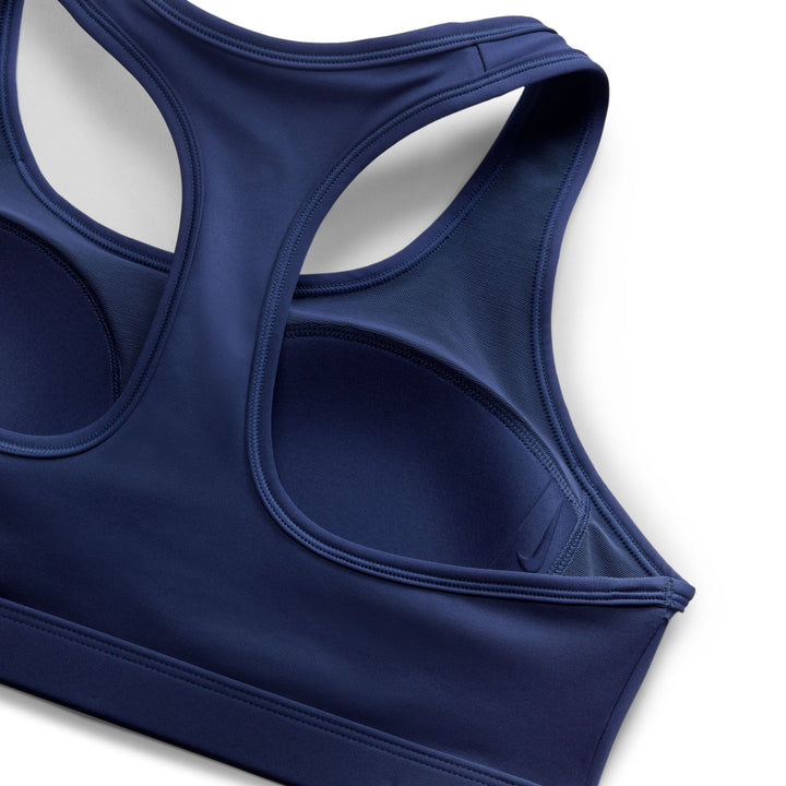 Nike Womens Medium Support Padded Sports Bra - Midnight Navy/White