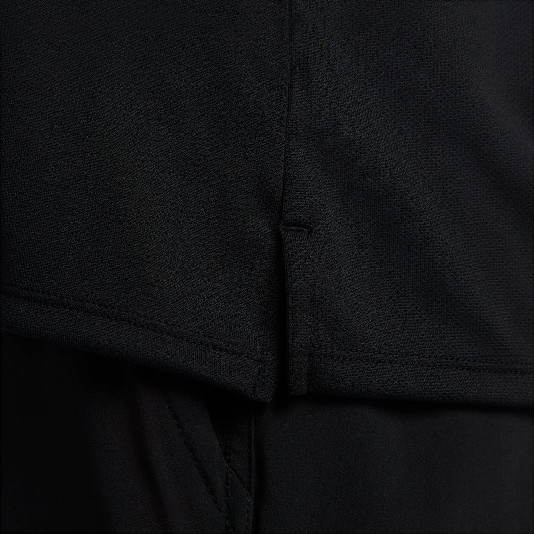 Nike Herren Dri-FIT UV L/S Miler Top – Schwarz/Reflektierendes Silber