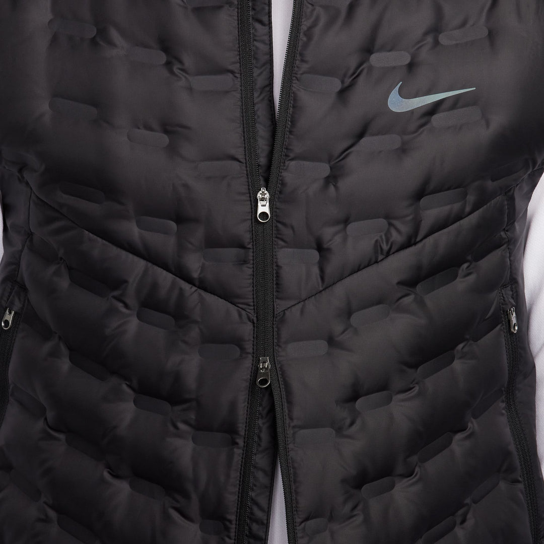 Nike Mens Therma-FIT ADV Repel AeroLoft Running Vest - Black/Reflective Black