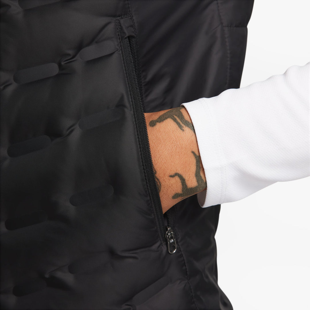 Nike Mens Therma-FIT ADV Repel AeroLoft Running Vest - Black/Reflective Black