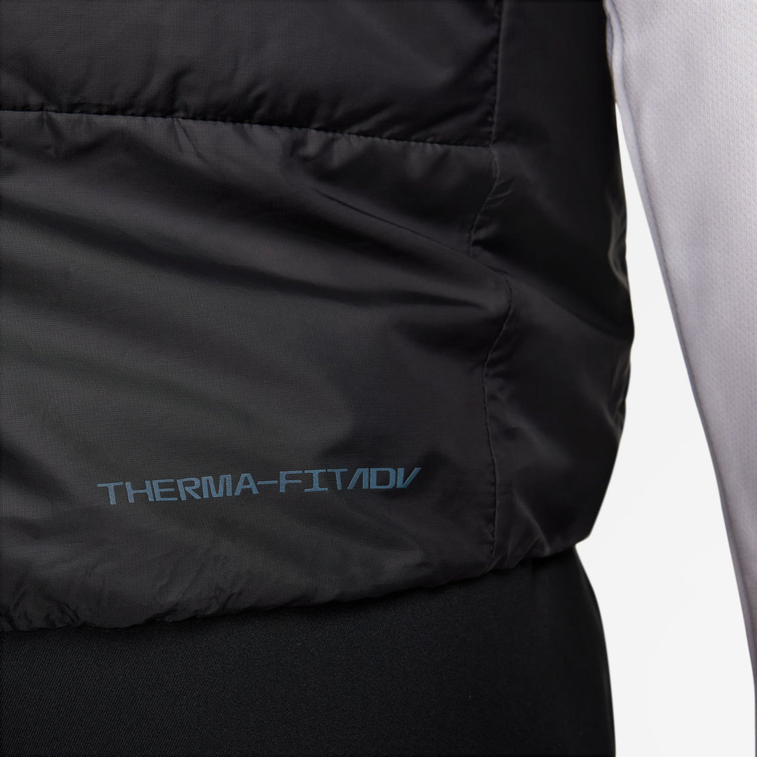 Nike Mens Therma-FIT ADV Repel AeroLoft Running Vest - Black/Reflective Black