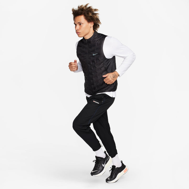 Nike Mens Therma-FIT ADV Repel AeroLoft Running Vest - Black/Reflective Black