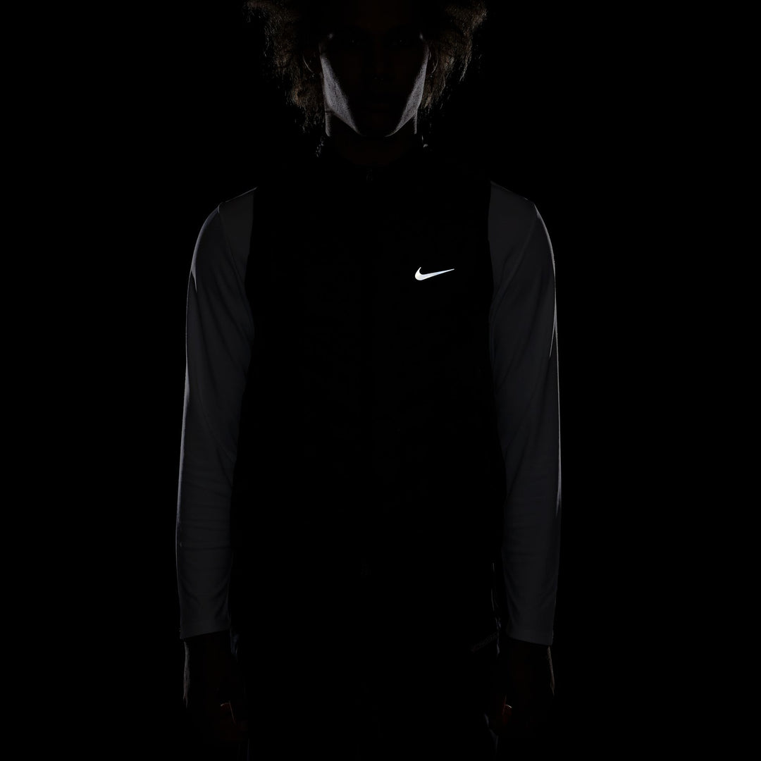 Nike Mens Therma-FIT ADV Repel AeroLoft Running Vest - Black/Reflective Black