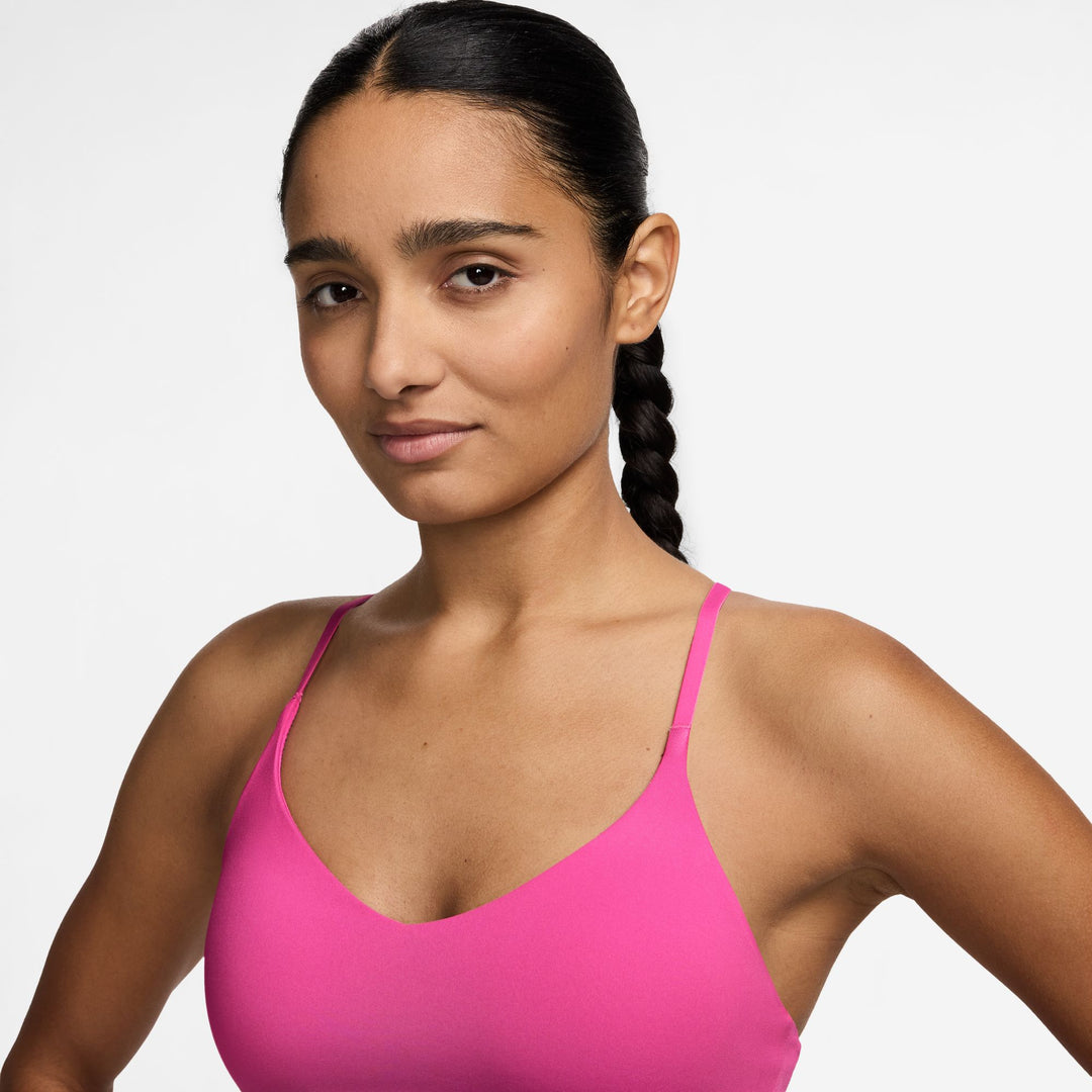 Nike Indy Light Support Adjustable Sports Bra - Hyper Pink - SU26