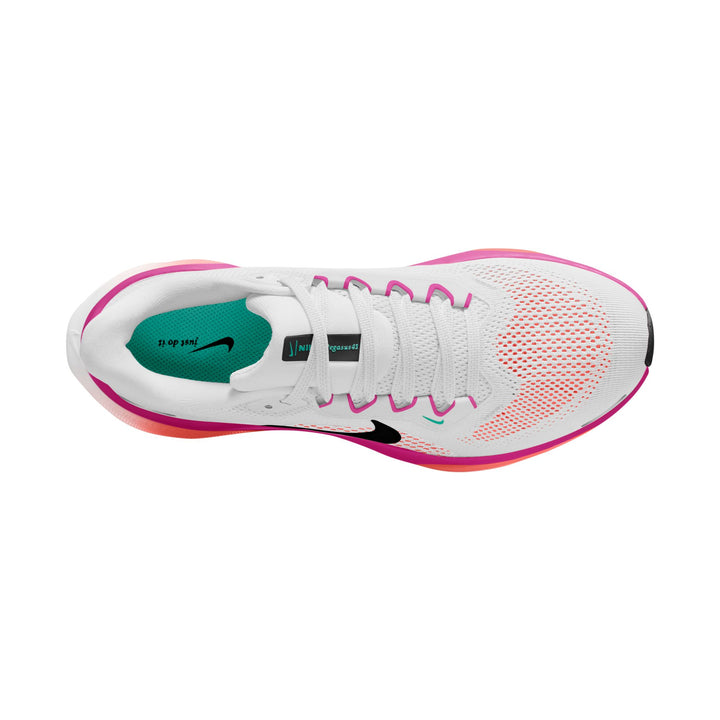 Nike Womens Pegasus 41 - White/Black/Fire Pink/Orange Pulse - Neutral - HO25