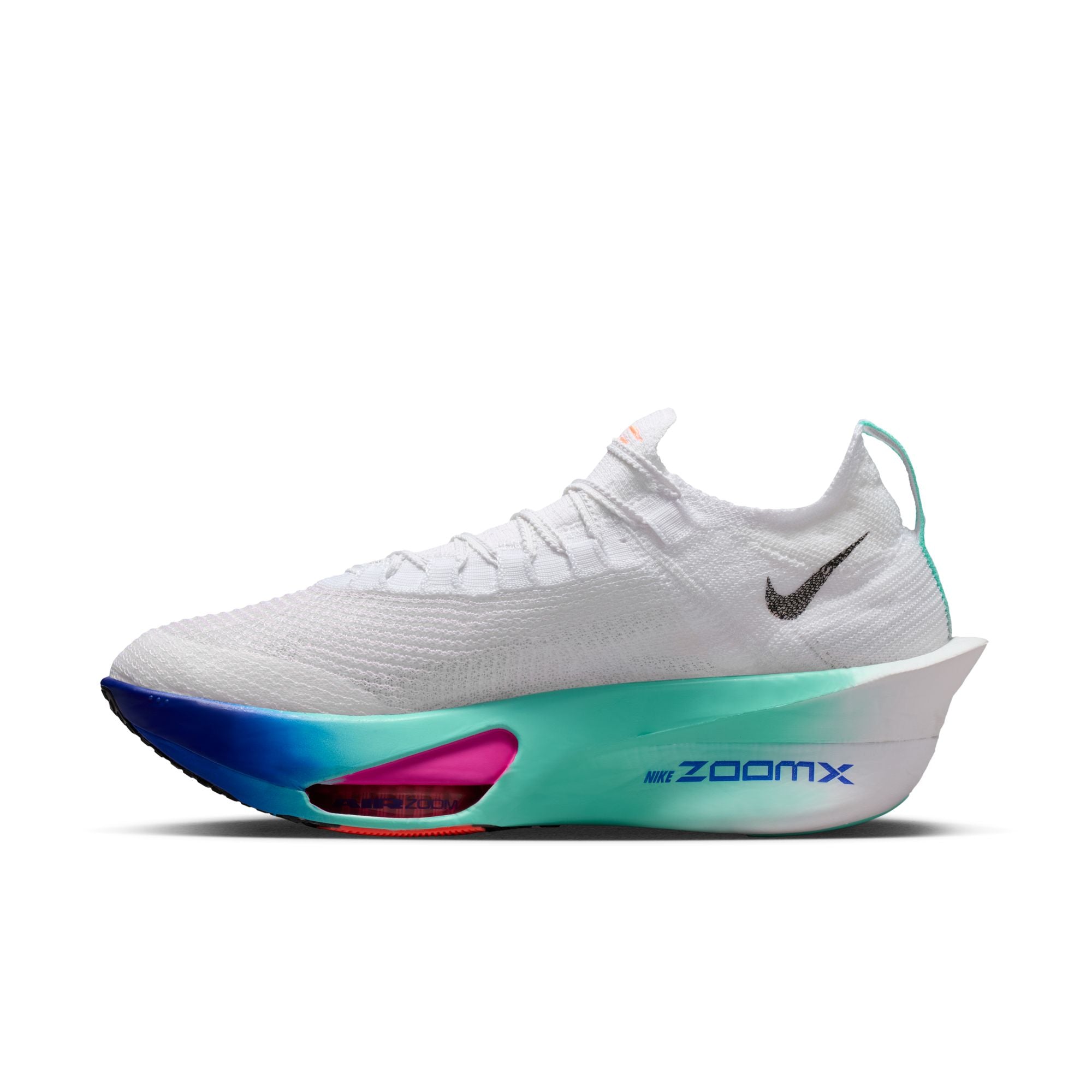 Nike Mens Alphafly 3 - White/Black/Hyper Turquoise/Concord | Run